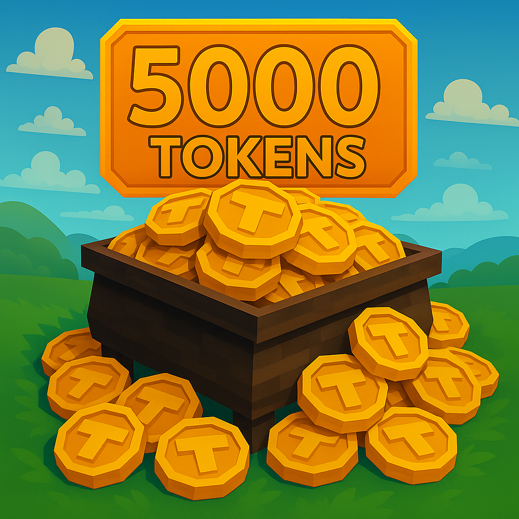 Pack 5000 Tokens (+750 bonus)